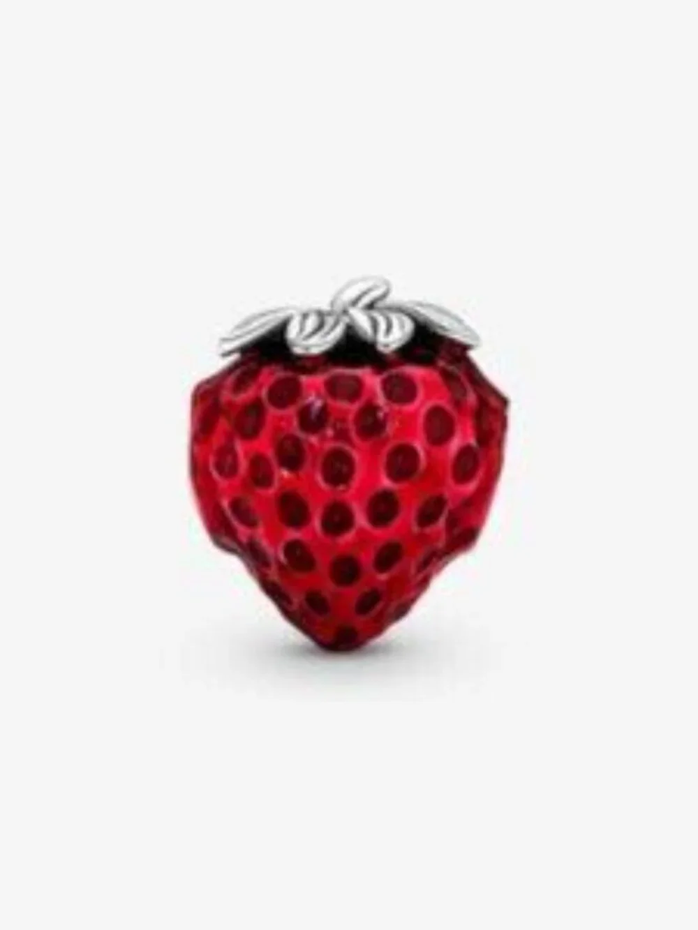 Pandora Seeded Strawberry Fruit Charm